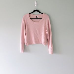 H&M Blush Cropped Sweater
